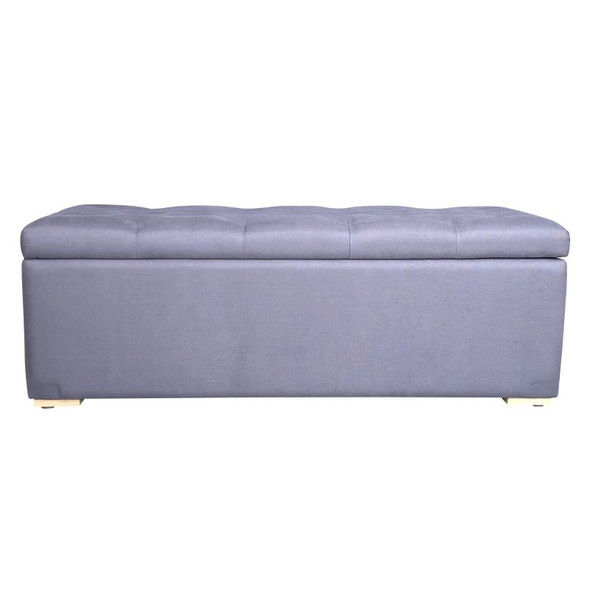 Marquis Upholstered Bed Chest Small/Tufted - Charcoal Linen Bedroom Furniture - HL278-120-F22