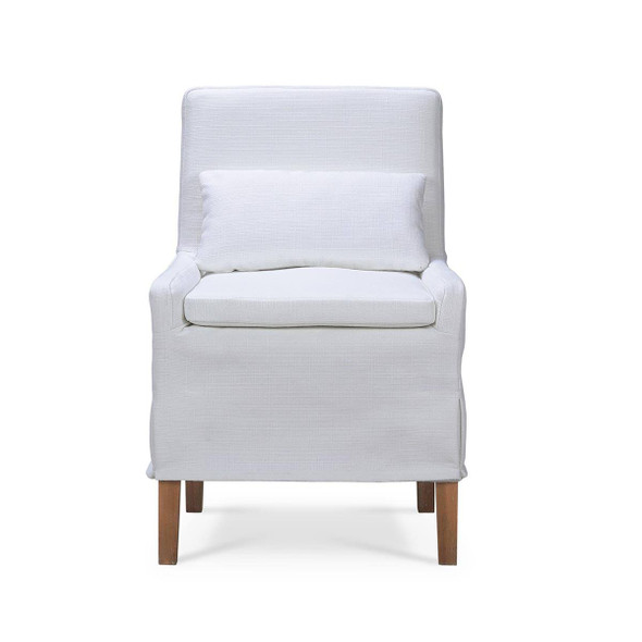 Bilboa Slipcover Side Dining Chair - Solid Timber Hamptons style Dining Room furniture