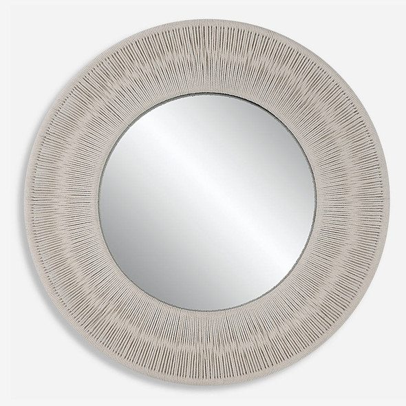 Sailor's Knot White Small Round Mirror Coastal style Wall Mirror Decor Sailor's Knot White Small Round Mirror Coastal style Wall Mirror Decor