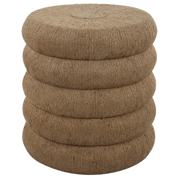 Capitan Braided Rope Side Table Coastal style Accent Table Decor