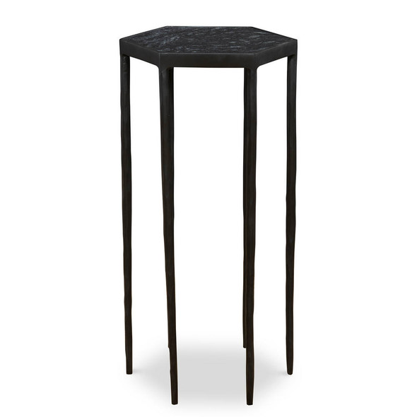 Aviary Hexagonal Accent Table Mediterranean style Accent Table Decor