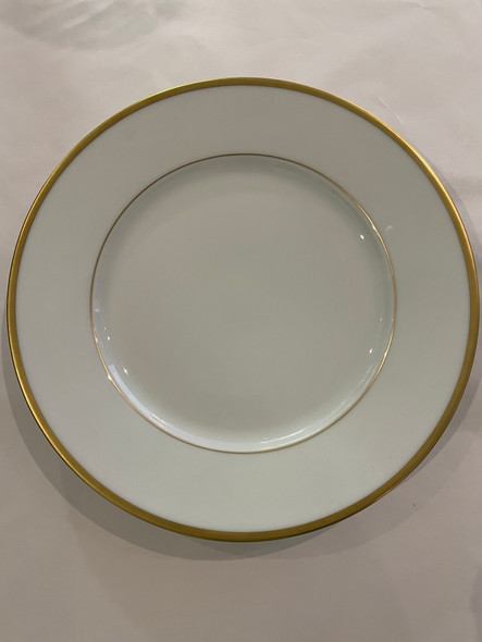 Limoges Legle Dinner Plate - White Gold Rim - LIM/DP26/PWGR
