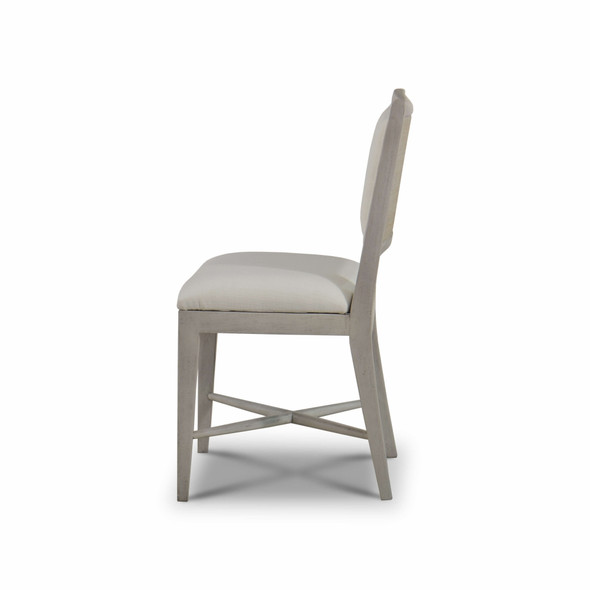 Fitzrovia Dining Chair - Off White / Arctic Fabric