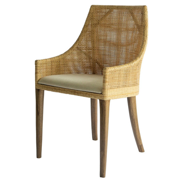 Cuban Rattan Dining Chair - Natural Dining Room Furniture - GT-107N