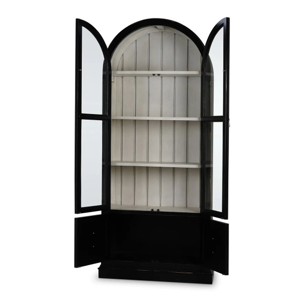 Pavilion 2 Door Display Cabinet - Solid Timber Art Deco style Dining Room furniture