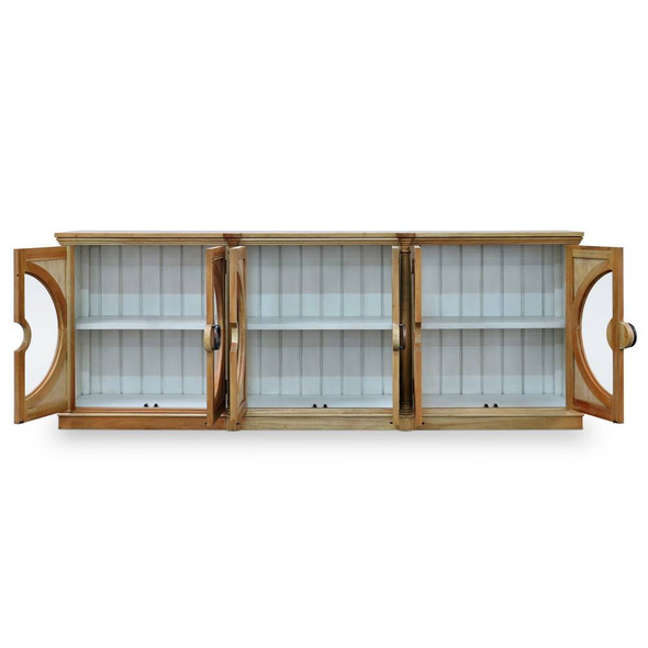 Pimlico 6 Door Sideboard - Solid Timber Art Deco style Dining Room furniture