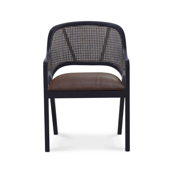 Mayfair Chair w/ Leather - Solid Timber Mid-Century Modern style Dining Room furniture