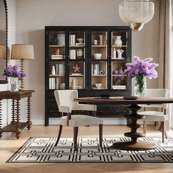 Milano Round Dining Table 180cm - Solid Timber Mediterranean style Dining Room furniture
