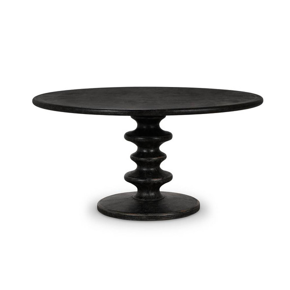 Milano Round Dining Table 150cm - Size: 76H x 152W x 152D (cm) - Mediterranean style