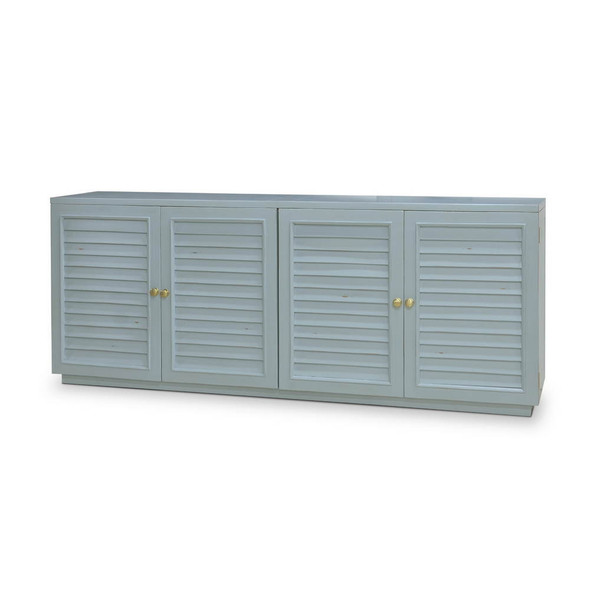 Oxford Shutter 4 Door Sideboard - Size: 86H x 213W x 46D (cm) - Mid-Century Modern style