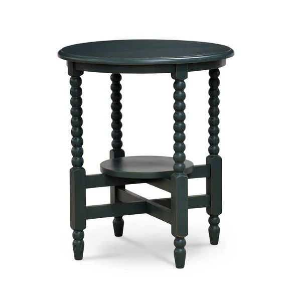 Cholet Round Side Table - Size: 66H x 56W x 56D (cm) - Traditional style