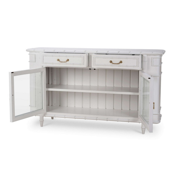 Hurlingham 2 Door Cabinet - Solid Timber Boho Chic style Dining Room furniture