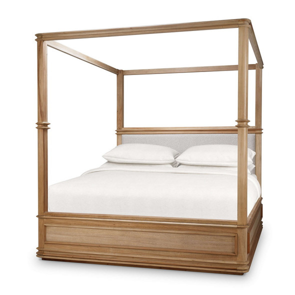 Battersea Canopy Bed King - Solid Timber Mediterranean style Bedroom furniture