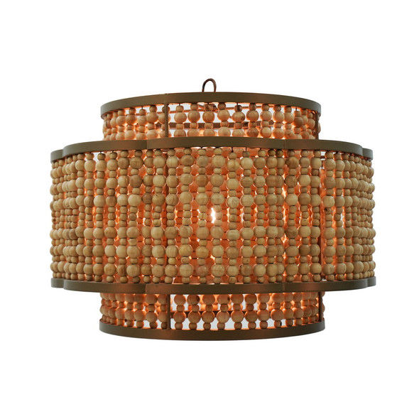 Cholet Floral Ceiling Pendant Light - Size: 89H x 59W x 63D (cm) - Traditional style
