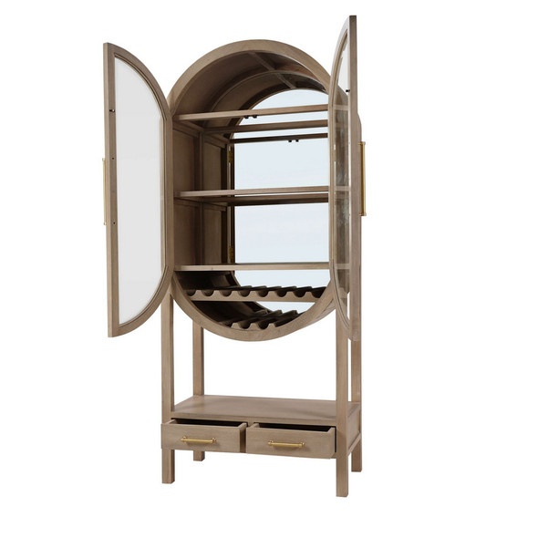 Napa Wine Cabinet - Solid Timber Mid-Century Modern style Dining Room furniture