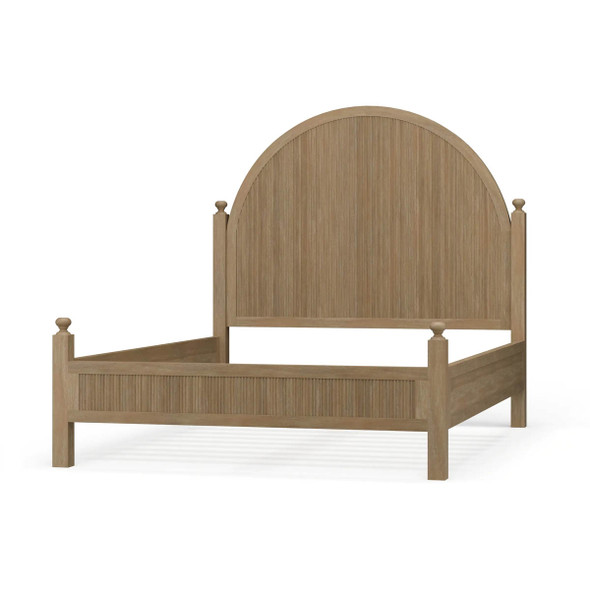 Regent Arc Bed Queen - Size: 162H x 163W x 218D (cm) - Mid-Century Modern style