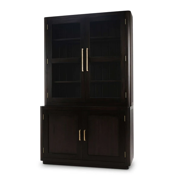 Corte Display Cabinet - Size: 220H x 133W x 44D (cm) - Mid-Century Modern style