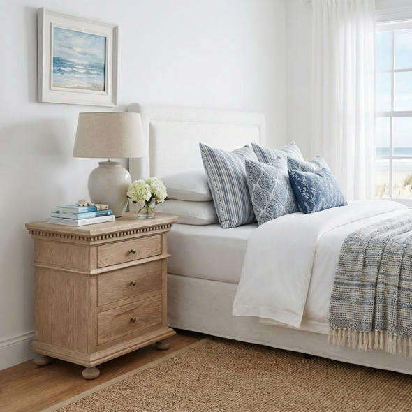 Westminster Side Table - Weathered Oak - French Provincial style