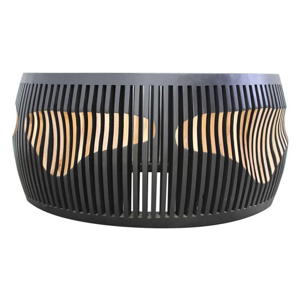 Orbix Glass Top Coffee Table 60Cm - Contemporary style