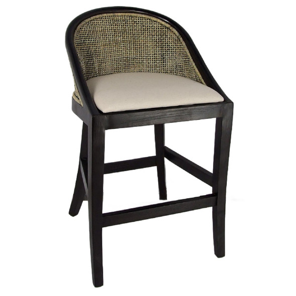 Caledonia Rattan Counter Stool - Black Shadow GT-110BS