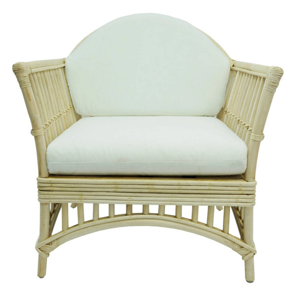 Bahamas Rattan Armchair - Natural - Coastal style