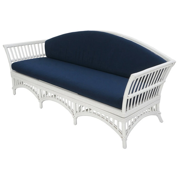 Bahamas Rattan 3 Seat Sofa - White Living Room Furniture - R-0660WHITE