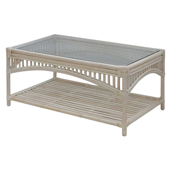 Bahamas Rattan Coffee Table-Natural - Coastal style