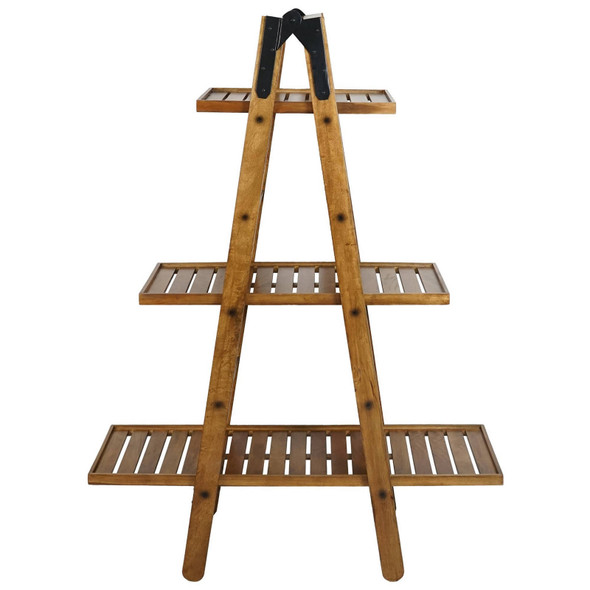 Avida Folding Ladder Shelf - 180cm Rustic - Countryside style