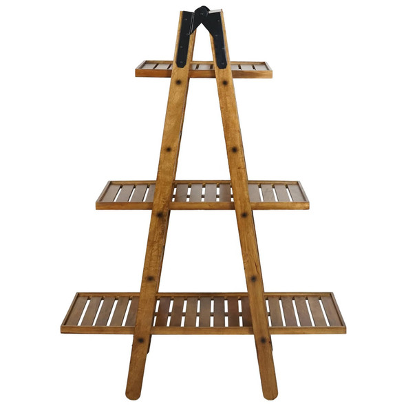 Avida Folding Ladder Shelf - 180cm Rustic - Countryside style