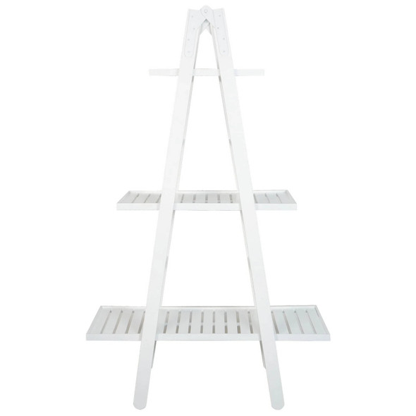 Avida Folding Ladder Shelf - 180cm White - Countryside style