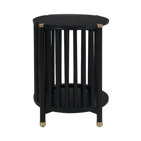 Solaro Retro Side Table - Black S-0842-BLACK