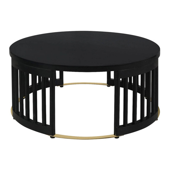 Solaro Retro Coffee Table - Black - Mid-Century Modern style