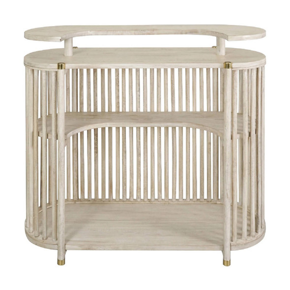 Solaro Retro Bar - Whitewash - Mid-Century Modern style