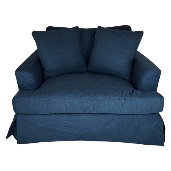 Exeter 1.5 Seater - Navy - Contemporary style