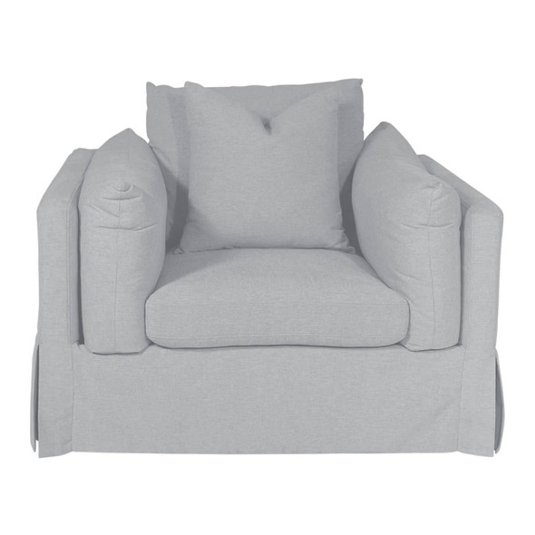 Bennet Swivel Armchair - Beachglass - Contemporary style