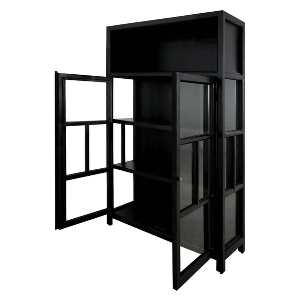 Callan Display Cabinet - Black Dining Room Furniture - T-0006BLACK
