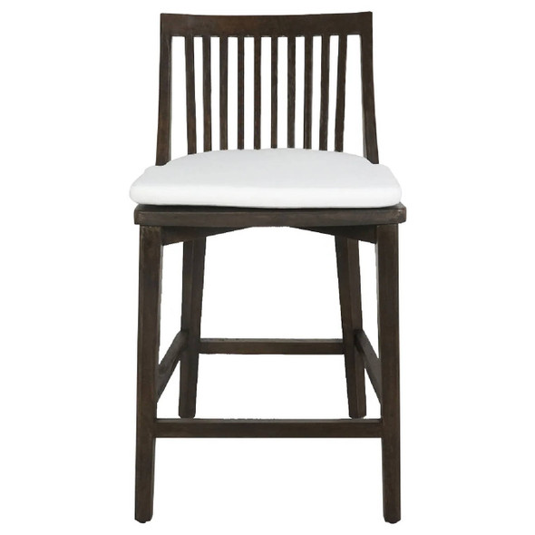 Solaro Counter Stool - Walnut - Mid-Century Modern style