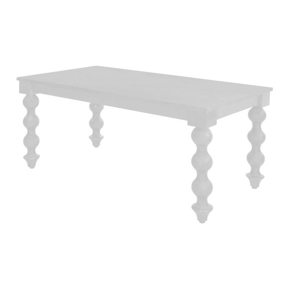 Bolan Coffee Table - White - Boho Chic style