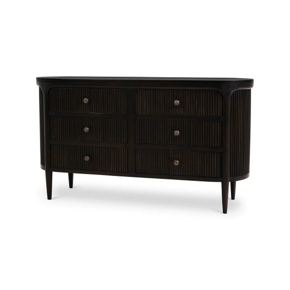 Regent 6 Drawer Dresser w/ Small Knobs - Mid-Century Modern Chest of Drawers Regent 6 Drawer Dresser w/ Small Knobs - Mid-Century Modern Chest of Drawers