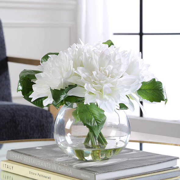 Virtue Dahlia Accent - Size: 25H x 31W x 31D (cm) - Contemporary style Virtue Dahlia Accent - Size: 25H x 31W x 31D (cm) - Contemporary style