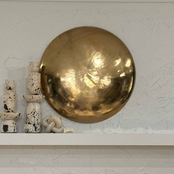Bombay Outdoor Gold Wall Art - Size: 80H x 80W x 8D (cm) - Contemporary style