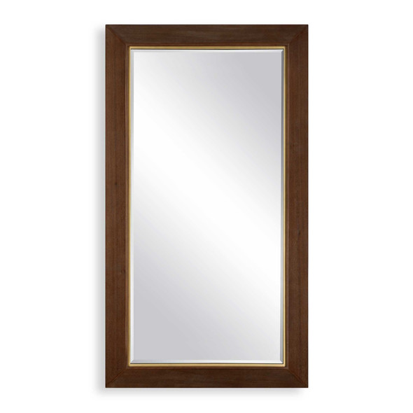 Matheson Rectangular Walnut Mirror - Size: 173H x 96W x 8D (cm) - Contemporary style
