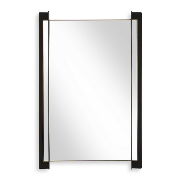Cunene Industrial Wall Mirror - Size: 100H x 66W x 7D (cm) - Industrial style