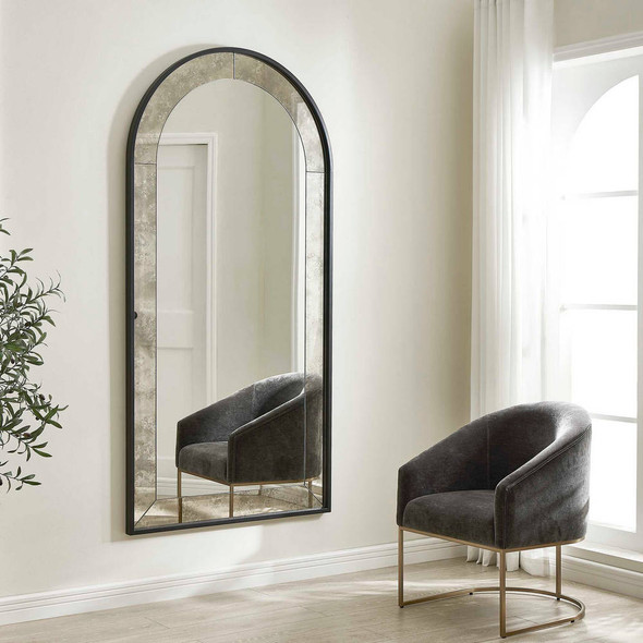 Marlowe Antique Arch Mirror Mid-Century Modern style Wall Mirror Decor