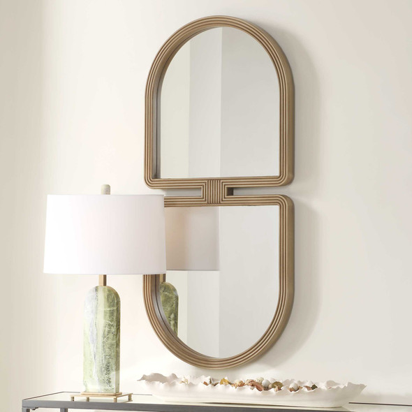 Jacques Art Deco Gold Mirror Art Deco style Wall Mirror Decor