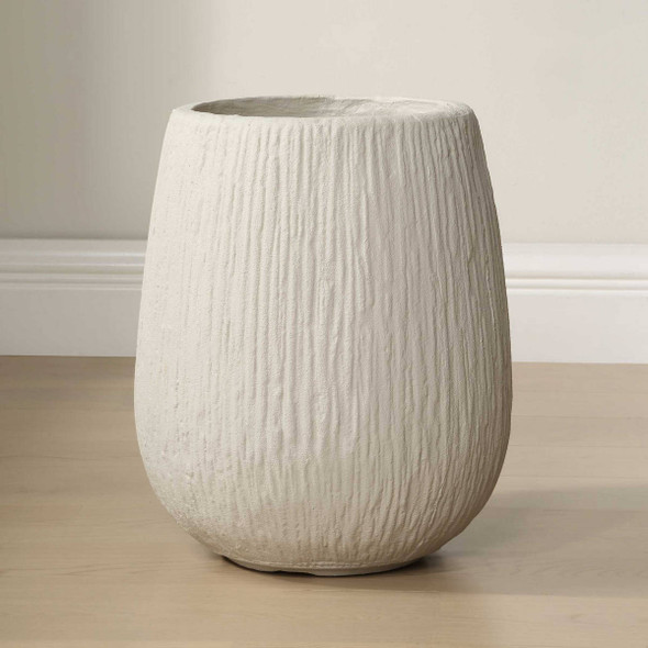 Rustic Ridge Off-White Outdoor Planter Coastal style Planter Decor