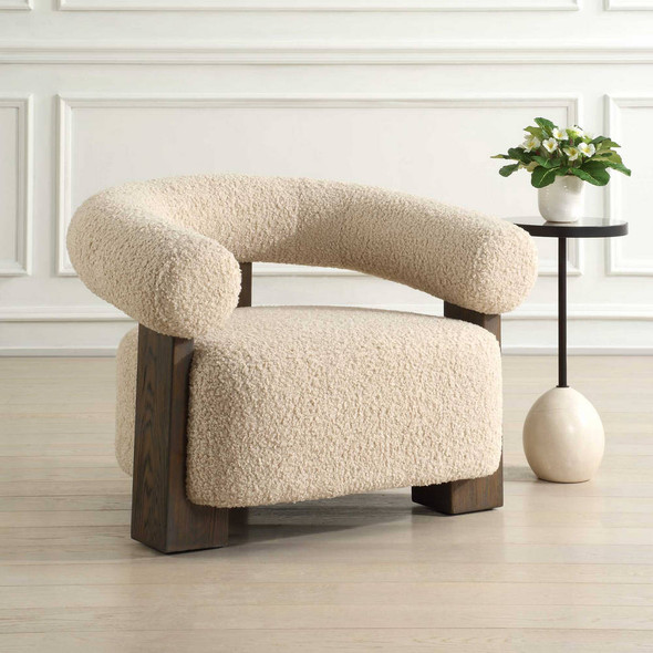 Lennox Shearling Accent Chair Contemporary style Accent Chair Decor