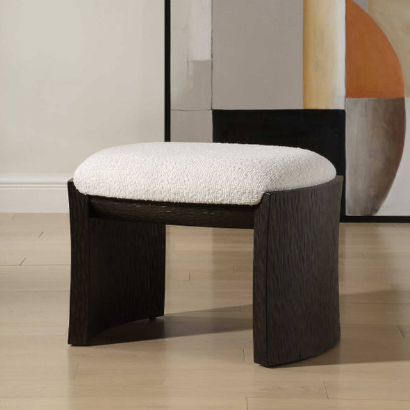 Port Walnut Small Bench - Walnut Scandinavian style Bench Decor