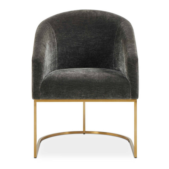 Hanni Charcoal Dining Chair - Size: 81H x 58W x 64D (cm) - Contemporary style