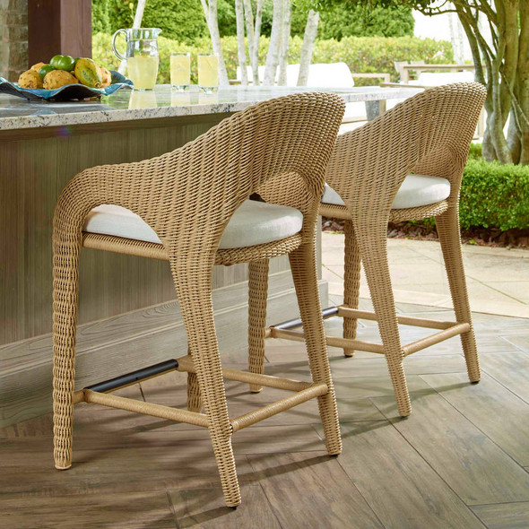 Tropic Outdoor Lounge Chair - Size: 78H x 81W x 93D (cm) - Contemporary style